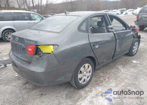 2009 Hyundai Elantra Gls из США, поврежденный, VIN KMHDU46DX9U671927